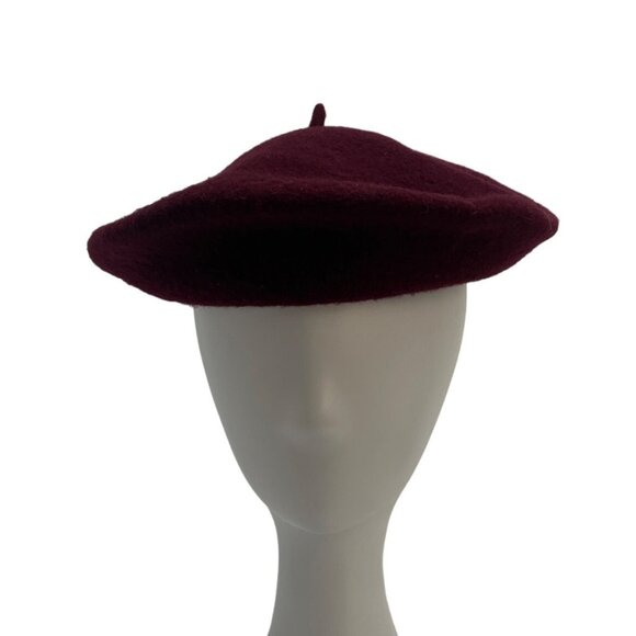 Unbranded Unisex Red French Beret - Picture 1 of 5